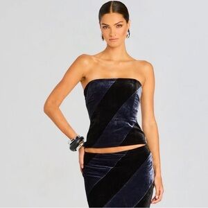 RETROFETE NWT Velvet Stapless xs